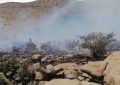 جنگل ها و مراتع کوه باغان در آتش سوخت جنگل ها و مراتع کوه باغان در آتش سوخت
