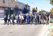 راهپیمایی مردم شهرستان کوار در حمایت از مردم مظلوم یمن