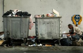 جمع‌آوری سطل‌ های زباله در سطح شهر کوار