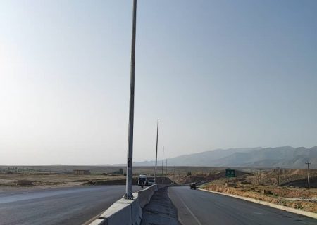 آغاز عملیات اجرایی پروژه روشنایی خروجی پل شهیدان سیاه کواری تا تقاطع فرمشکان