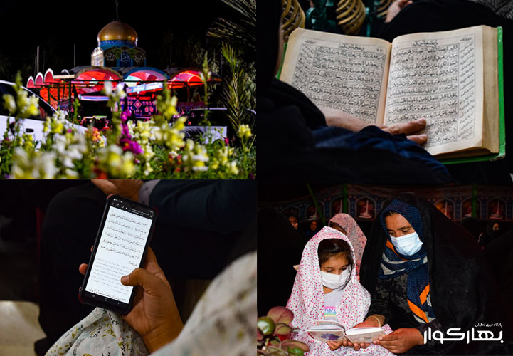 گزارش تصویری | احیای شب 23 ماه مبارک رمضان در حرم شهدای گمنام کوار