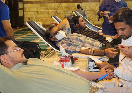 مردم کوار 36 هزار سی سی خون اهدا کردند