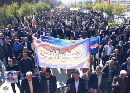گزارش تصویری از راهپیمایی 22 بهمن شهر کوار