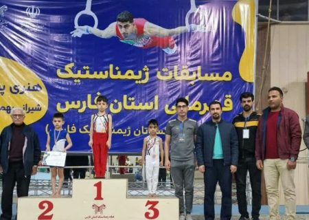 تاریخ سازی ورزشکار نونهال کواری در مسابقات ژیمناستیک قهرمانی استان فارس
