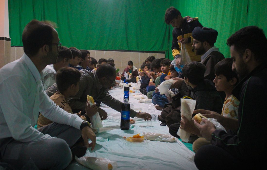 ویژه برنامه افطاری روزه اولی ها در روستای ارباب علیا