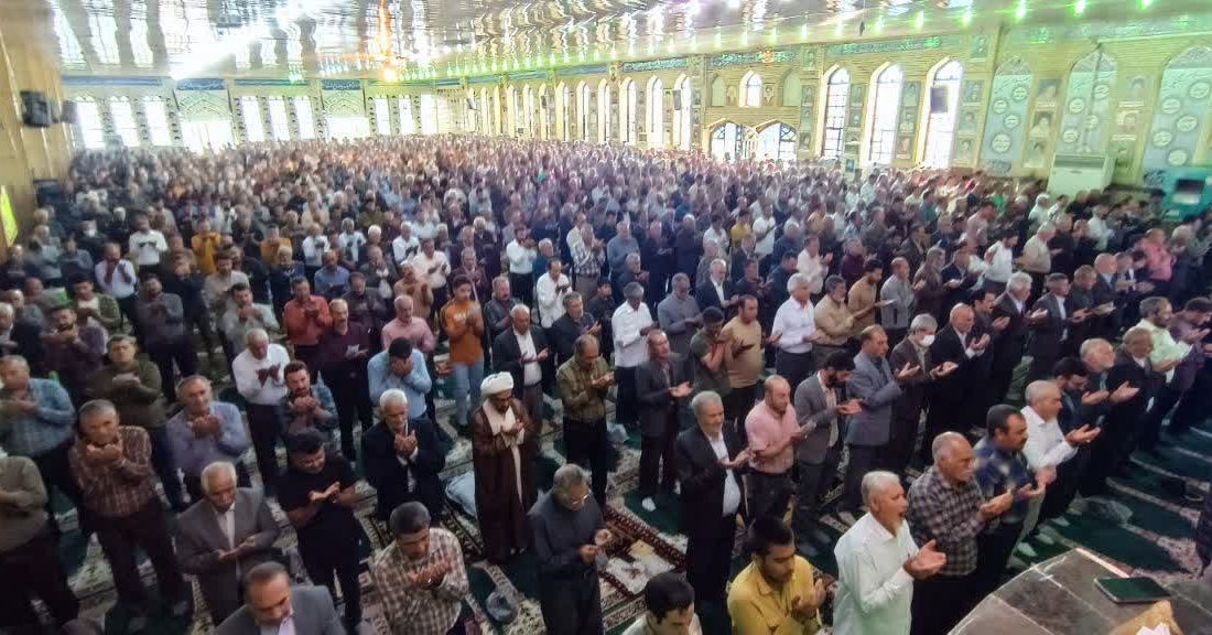 اقامه نماز عید فطر در کوار
