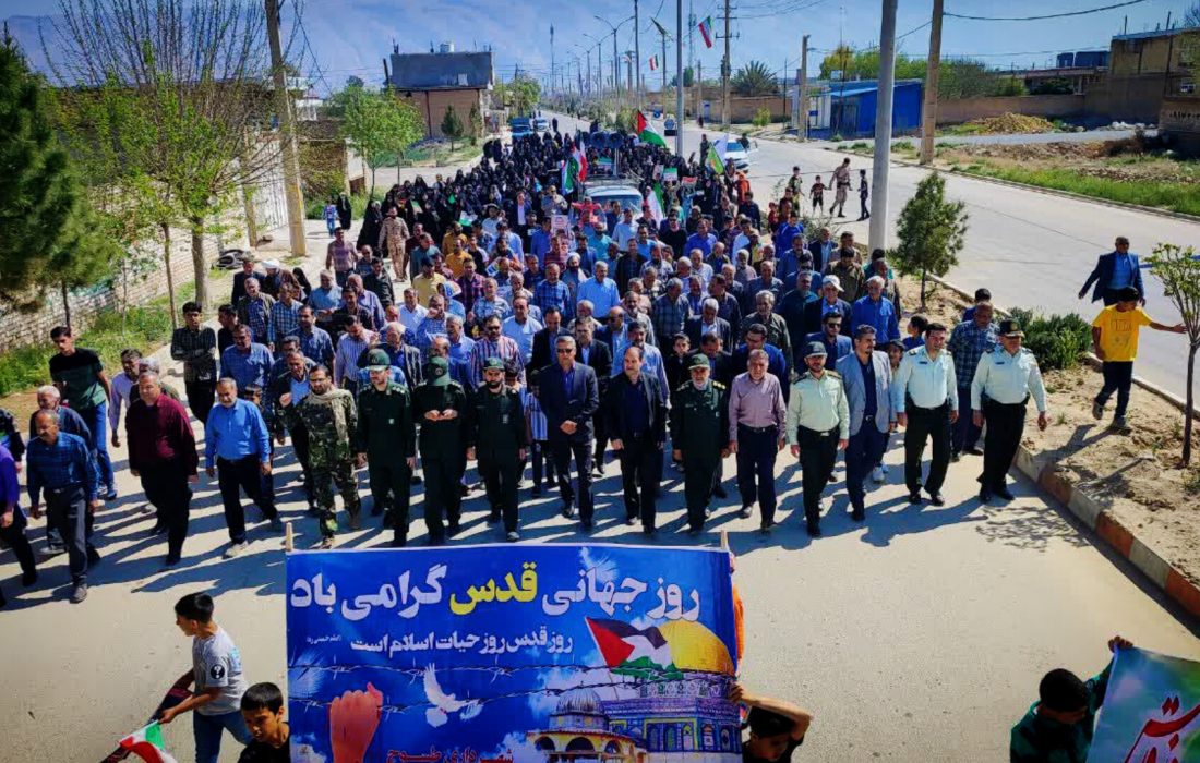 راهپیمایی جهانی روز قدس در شهر طسوج