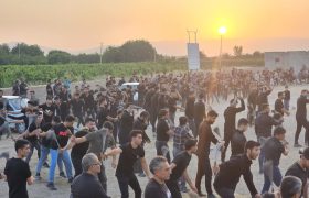 عزاداری تاسوعای حسینی در شهر مظفری