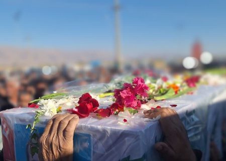 مراسم استقبال از پیکر شهید احمد زارعی در شهر کوار برگزار شد