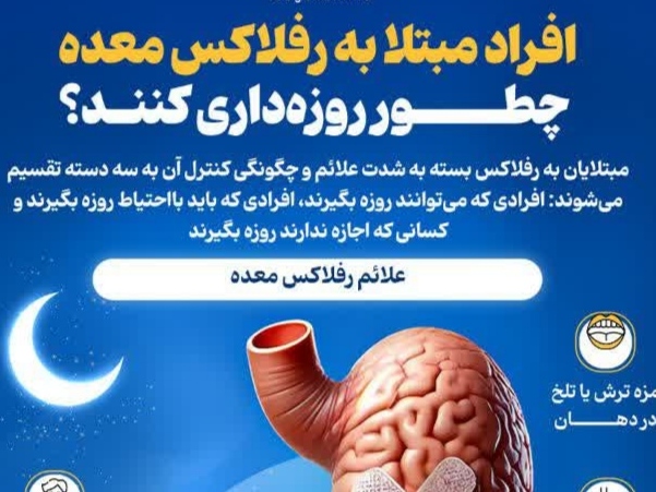 افراد مبتلا به رفلاکس چطور روزه داری کنند؟