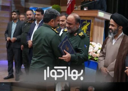 مراسم تکریم و معارفه فرمانده سپاه ناحیه کوار برگزار شد.