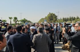 بیان مطالبات شهرستان کوار توسط امام جمعه و فرماندار به استاندار فارس