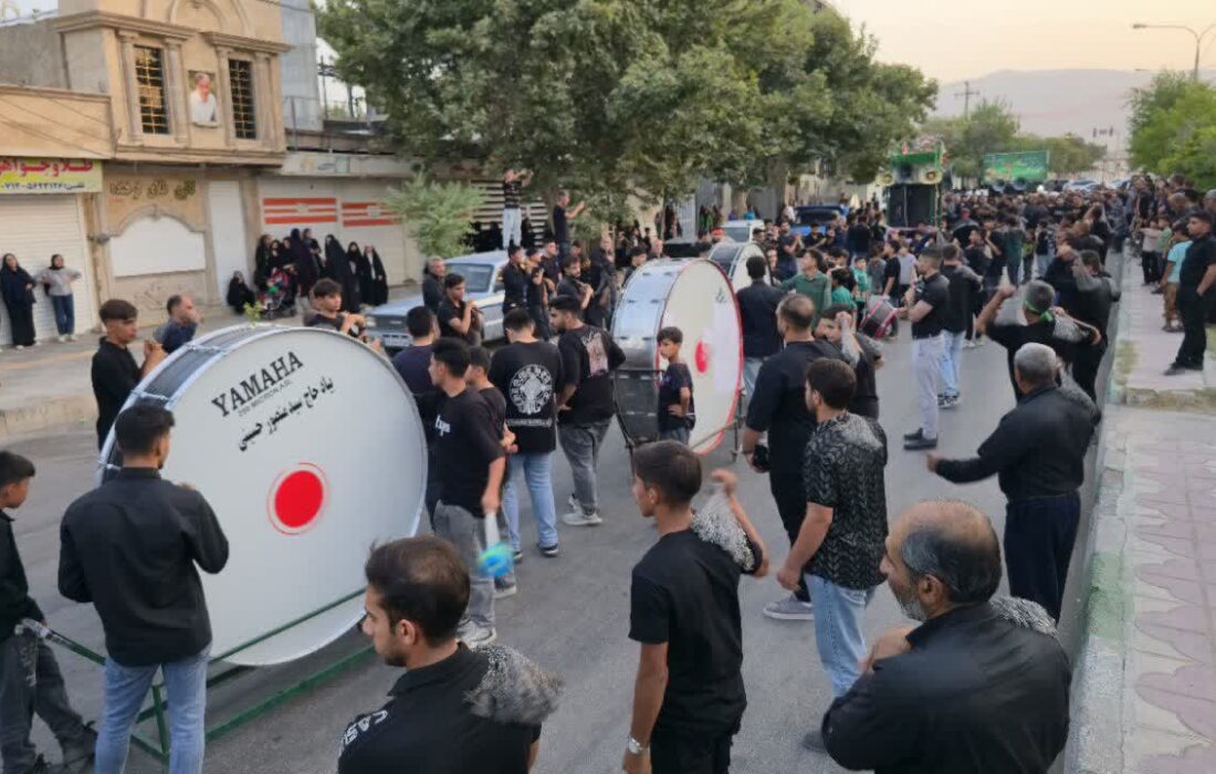 گزارش تصویری از مراسم عاشورای حسینی شهرستان کوار