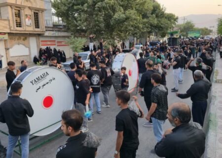 گزارش تصویری از مراسم عاشورای حسینی شهرستان کوار