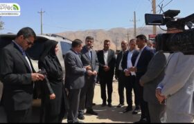 بازدید معاون وزیر راه از محورهای مواصلاتی شهرستان کوار/فیلم