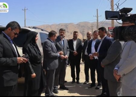 بازدید معاون وزیر راه از محورهای مواصلاتی شهرستان کوار/فیلم
