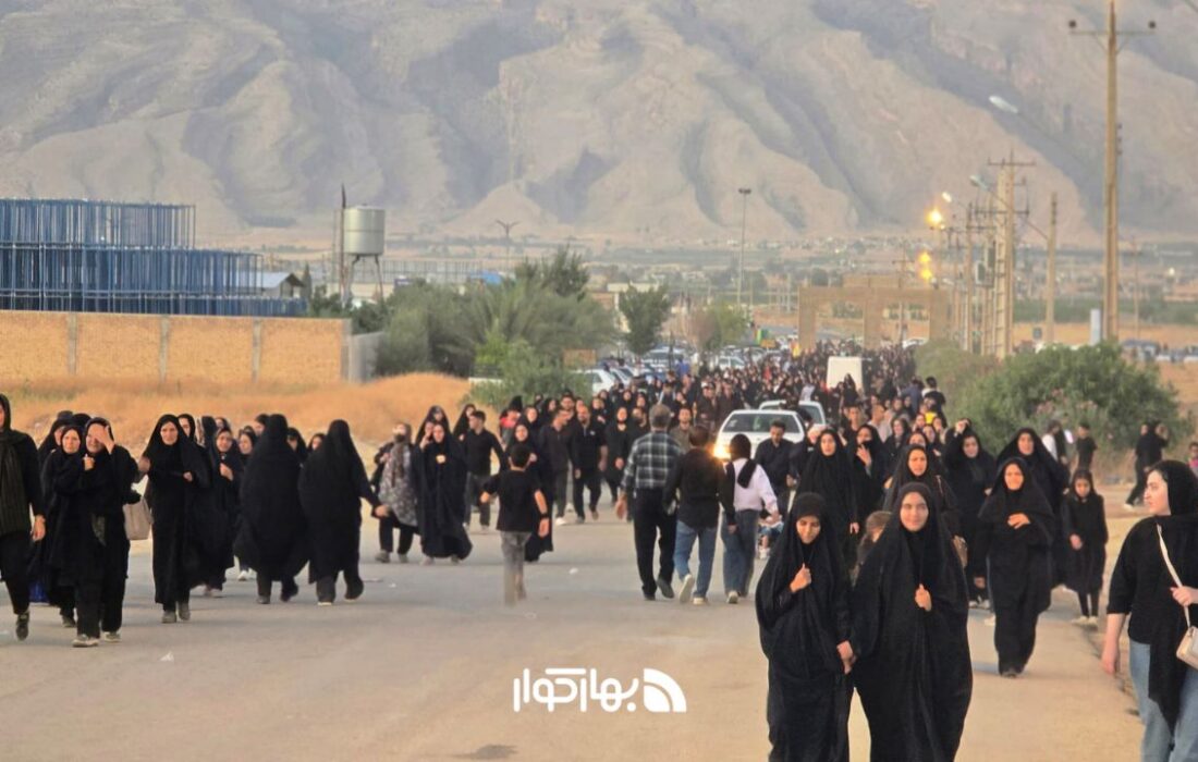 گزارش تصویری/پیاده‌روی جاماندگان اربعین